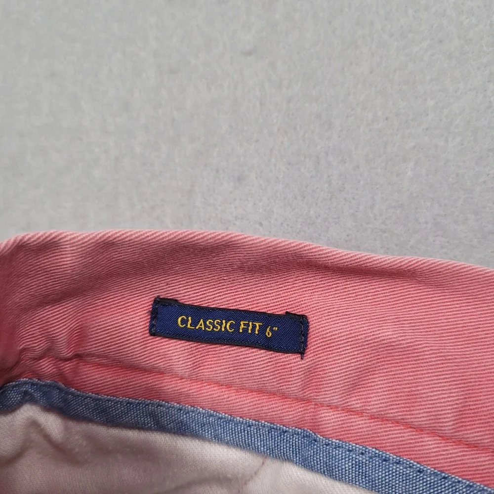 Polo Ralph Lauren Mens Classic Fit 6 Inch Chino Shorts Pink Size 36